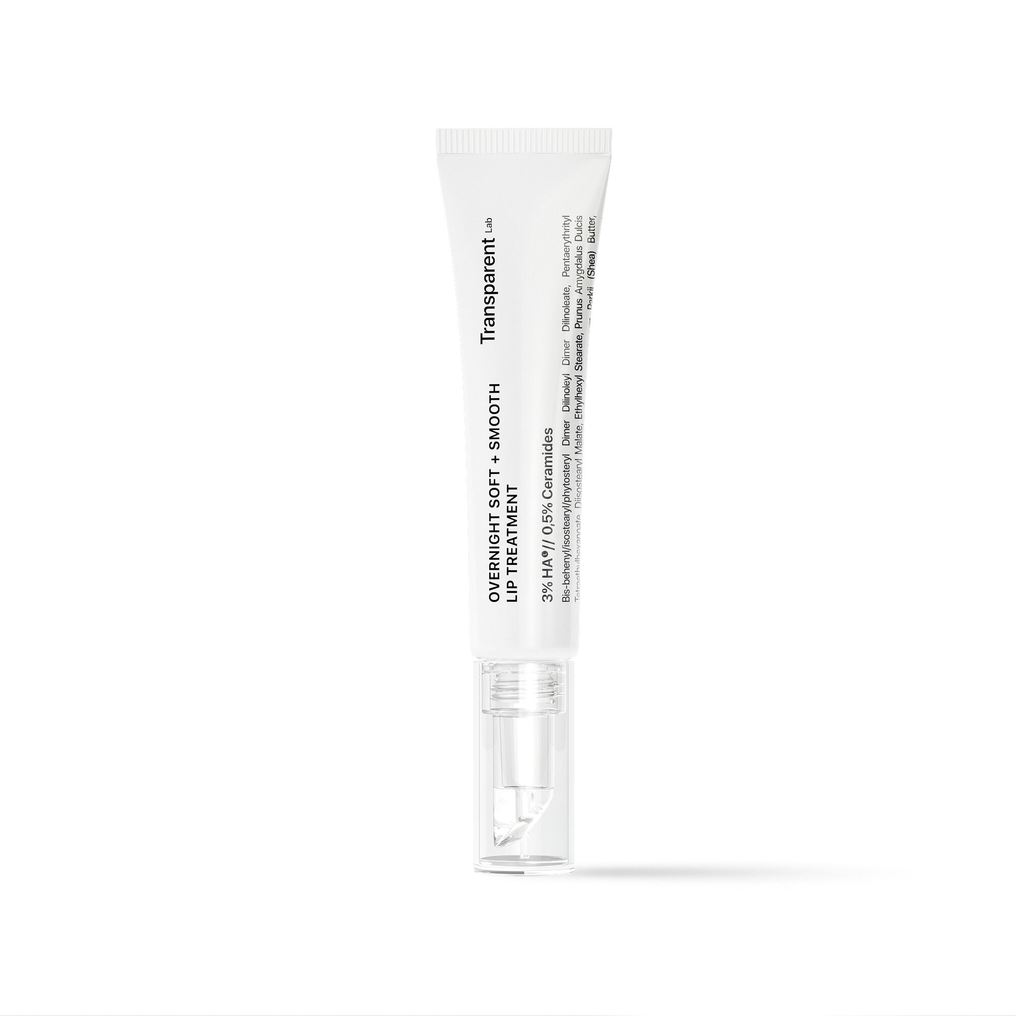 Soin lissant et adoucissant pour les lèvres Transparent Lab Overnight