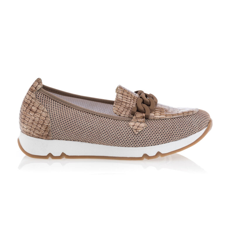 Naisten ruskeat loaferit/veneilykengät