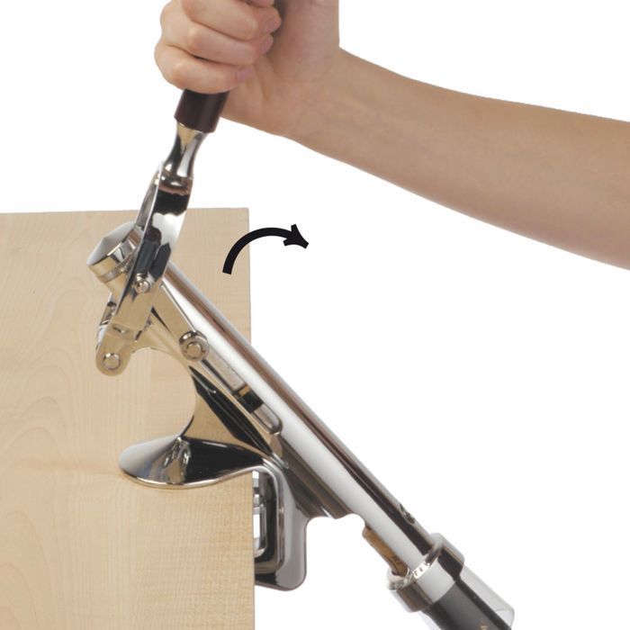 Professional corkscrew - ICH-ZAPFE.DE - Wine bottle opener - Contemporary design - 1 piece