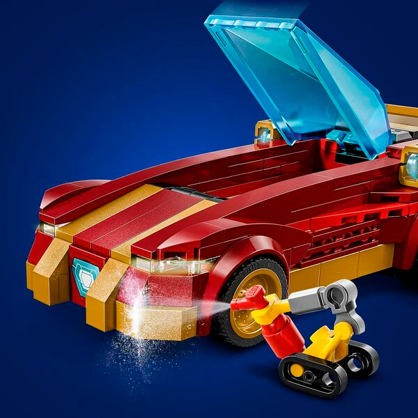 LEGO Super Heroes 76310 Iron Mans auto en Black Panther vs. Rode Hulk<br>