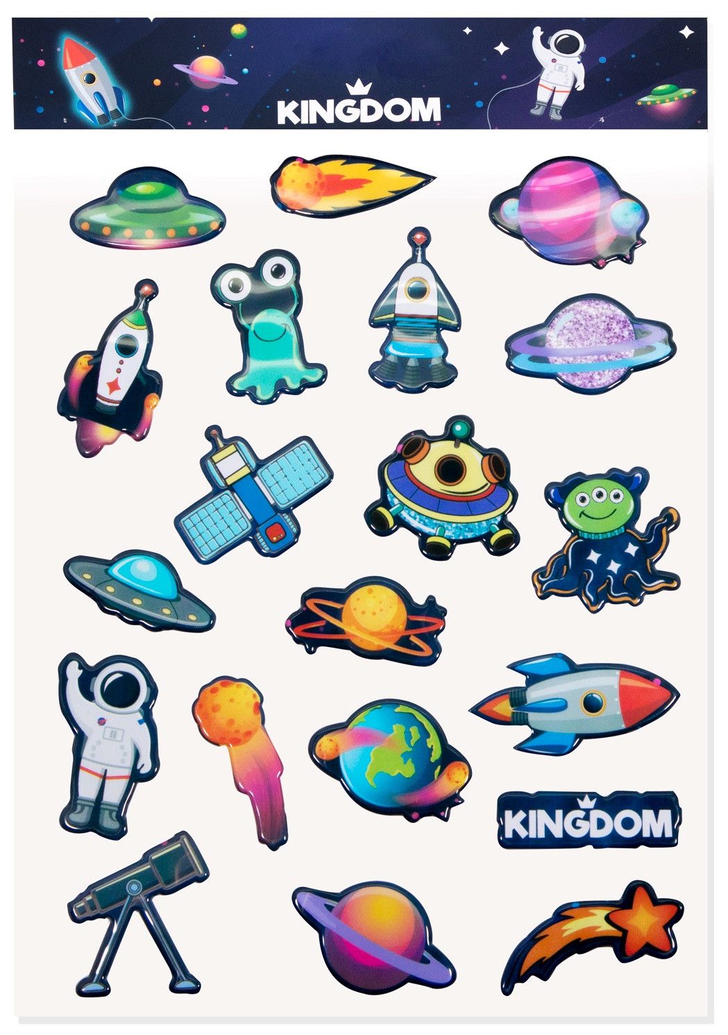 „Kingdom 20“ 3D lipdukai Dovanos vaikams