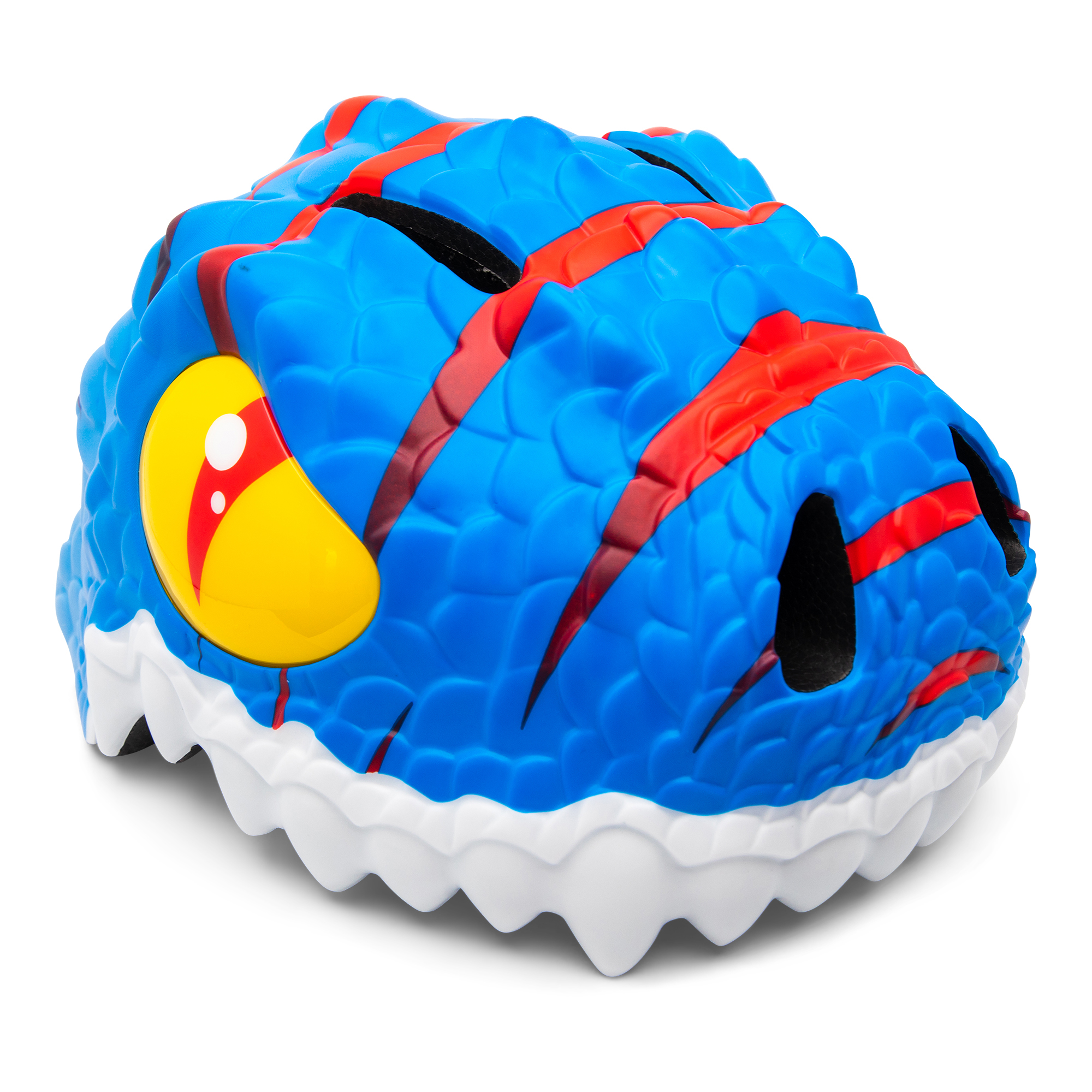 Casco De Bicicleta Para Niños | Dragón Azul | Crazy Safety | Certificado En1078
