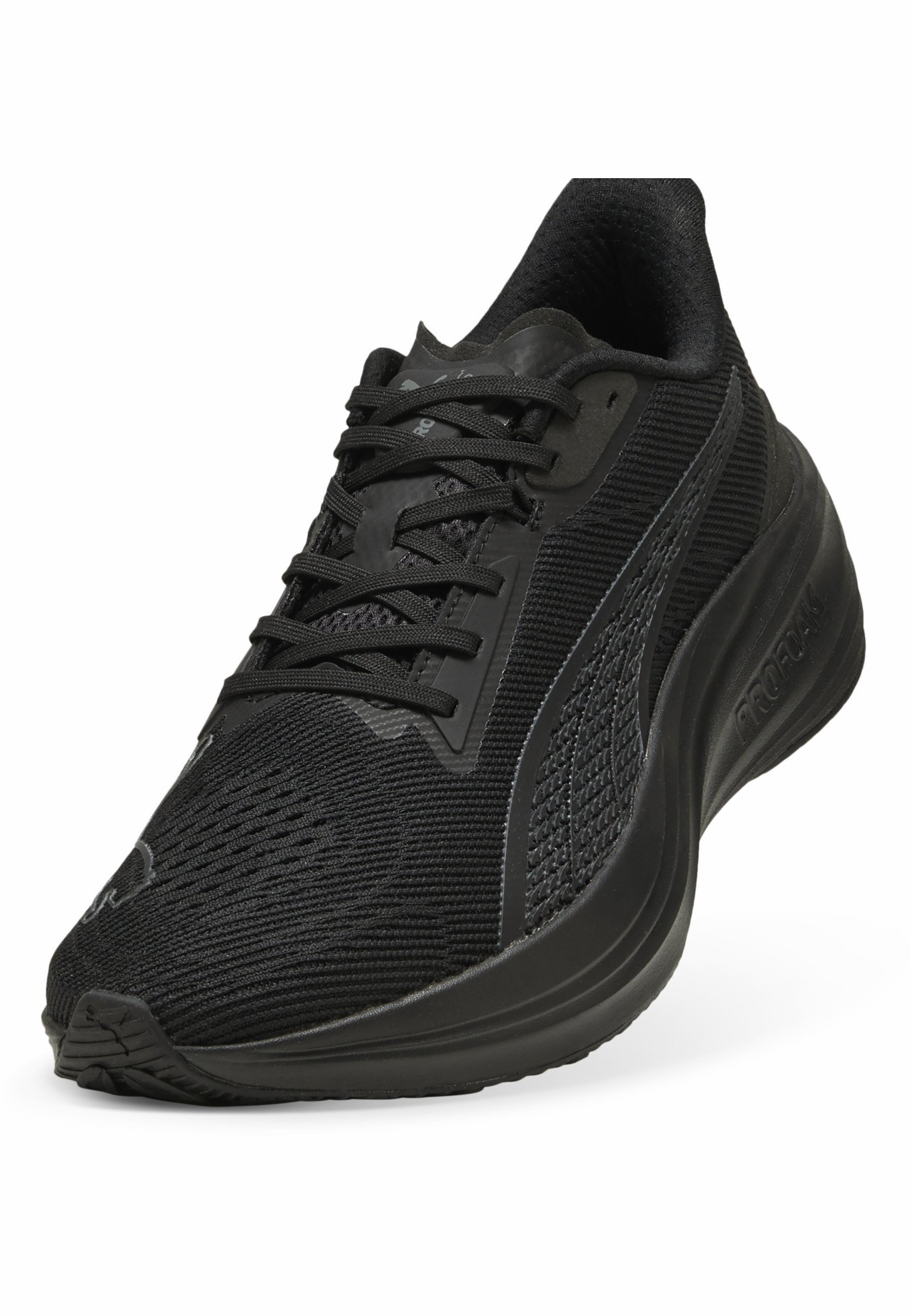 Puma DARTER PRO - Scarpe da corsa su strada - nero nero grigio scuro