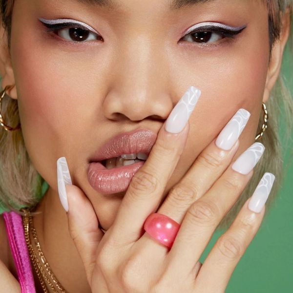 Lottie London X Chaun Legend Stay Faux Ongles French Twist