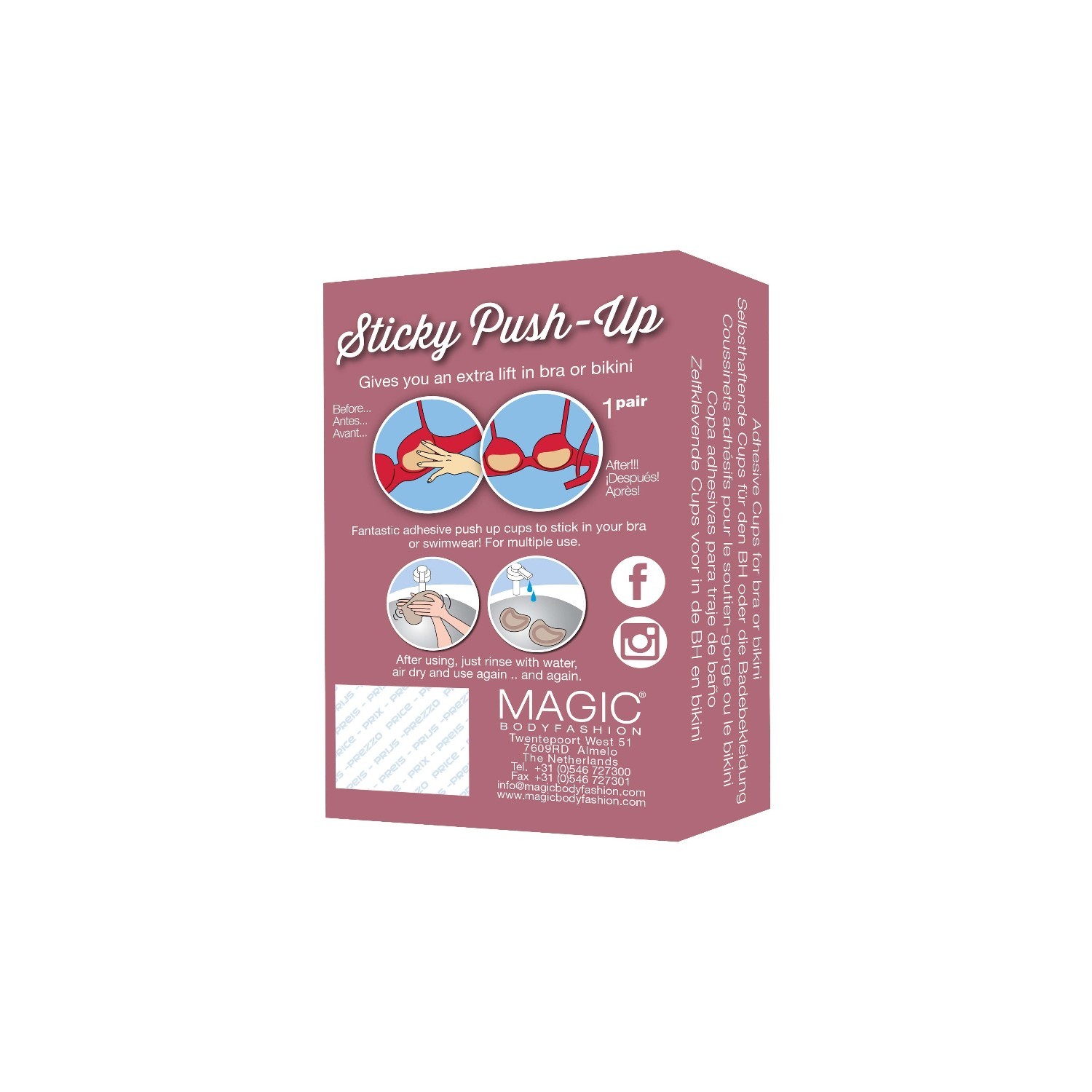 Lepkavé push-up nohavičky MAGIC Bodyfashion - 1 kus