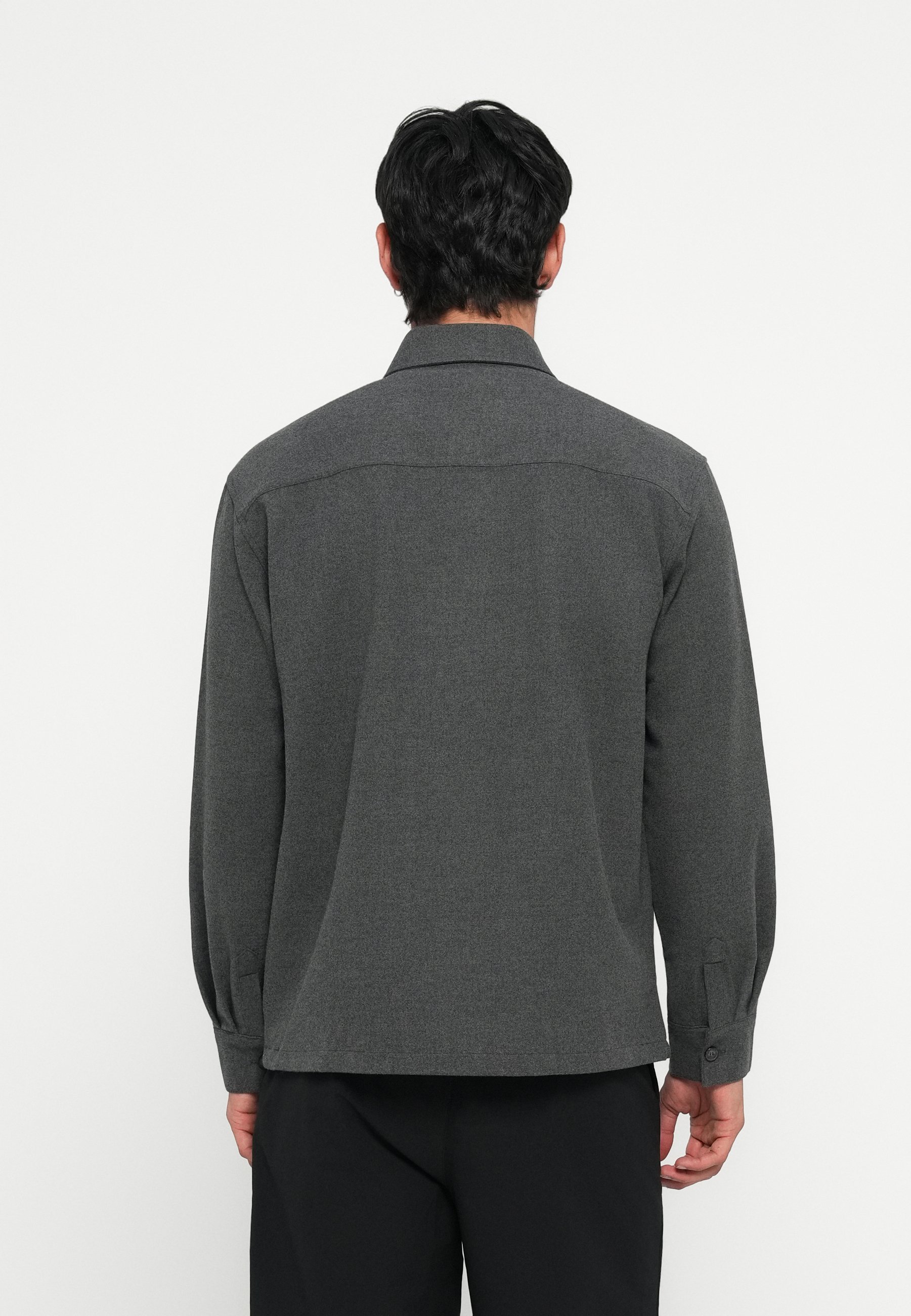 KARL LAGERFELD CASUAL OVERHEMD - Overhemd - donkergrijs