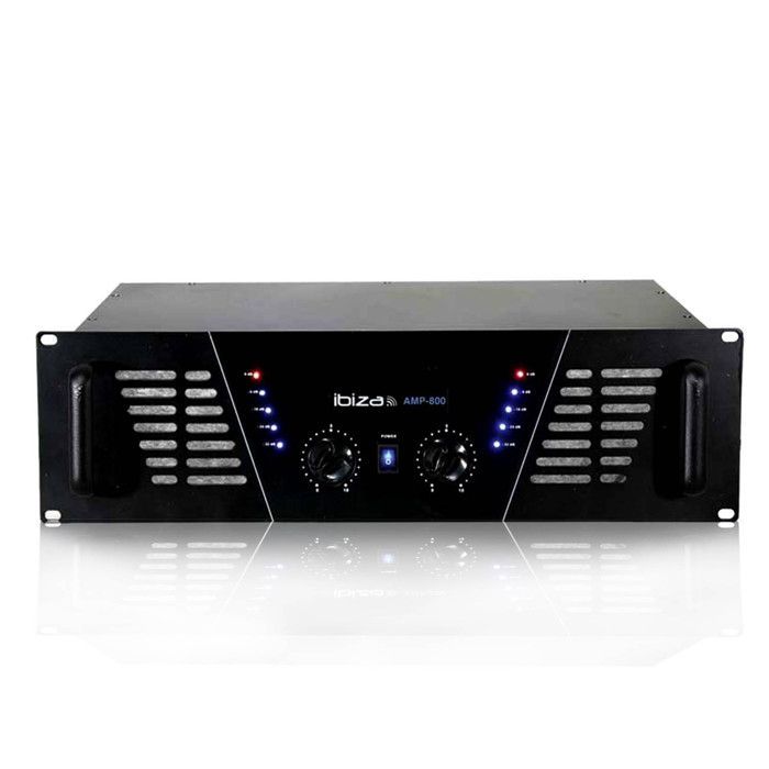 DJ-PA-vahvistin 2 x 600 W maks. AMP-800
