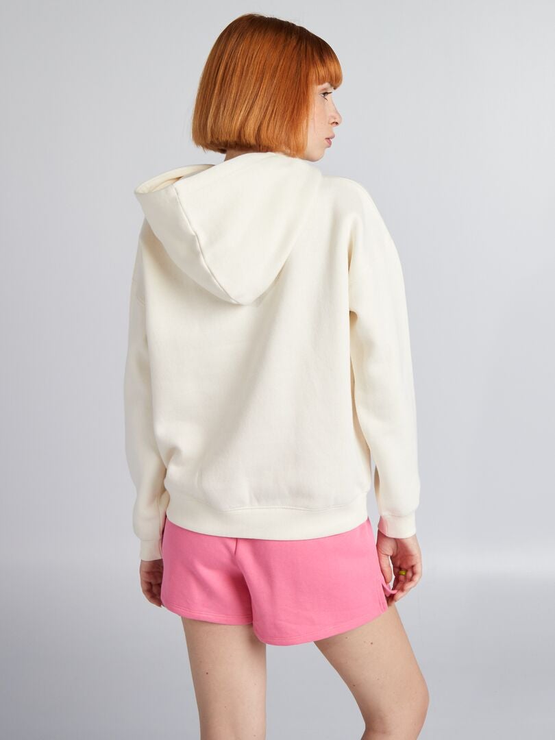 Sudadera con capucha de My Hero Academia en tejido polar - BLANCA