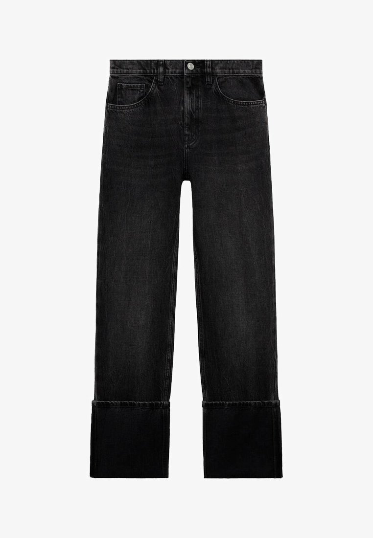 Mango jeans met rechte pijpen - zwarte denim