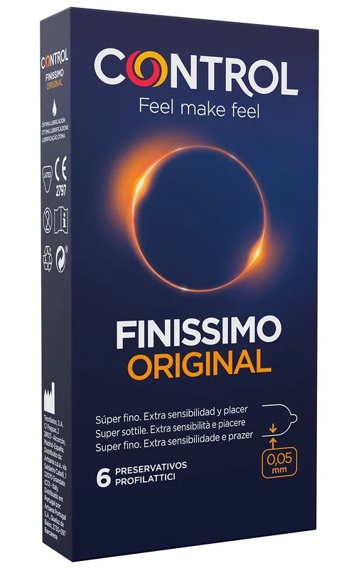 CONTROL Control Finissimo Original 6 gabali īpaši plāni