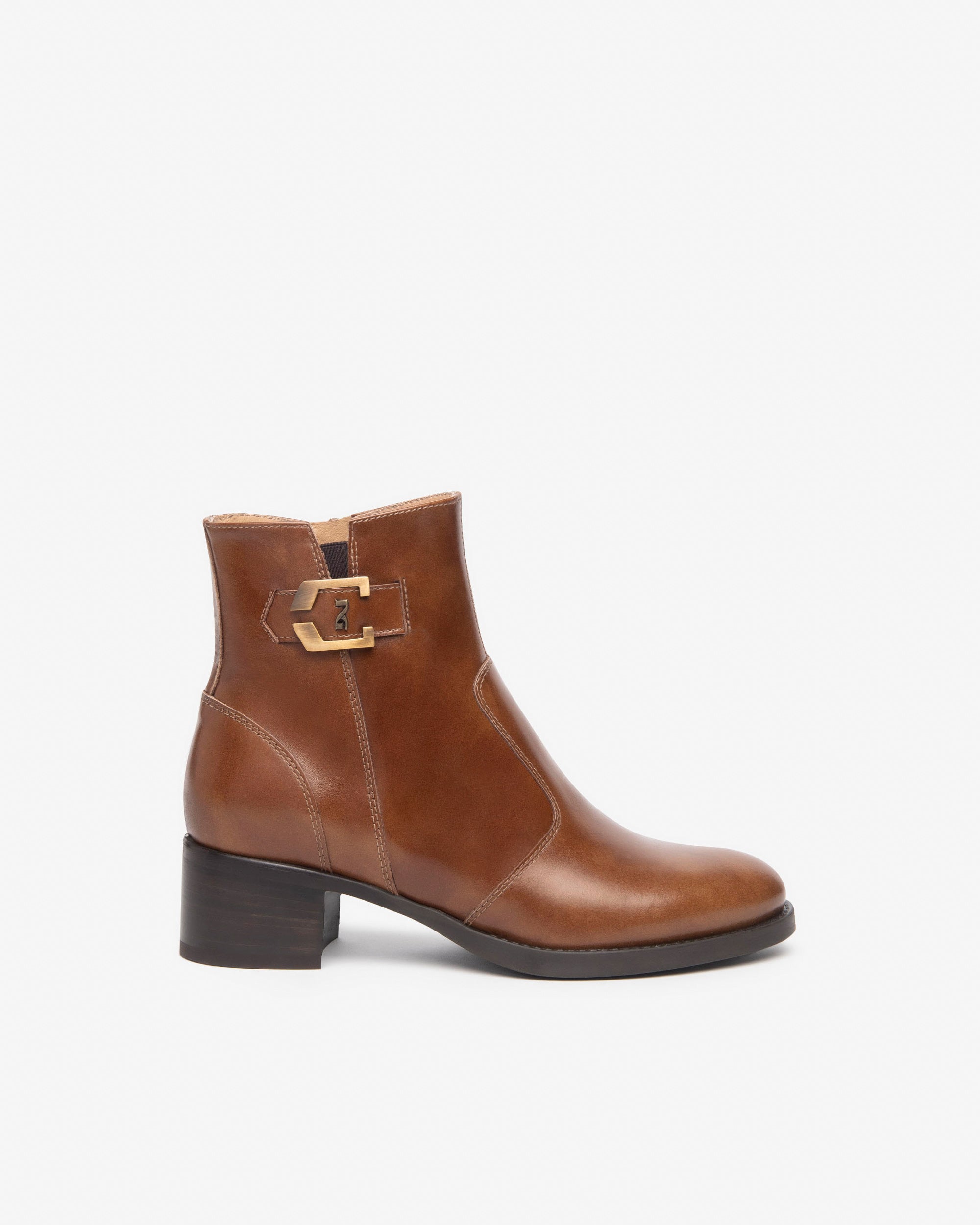  Damen-Ankle-Boots aus Leder