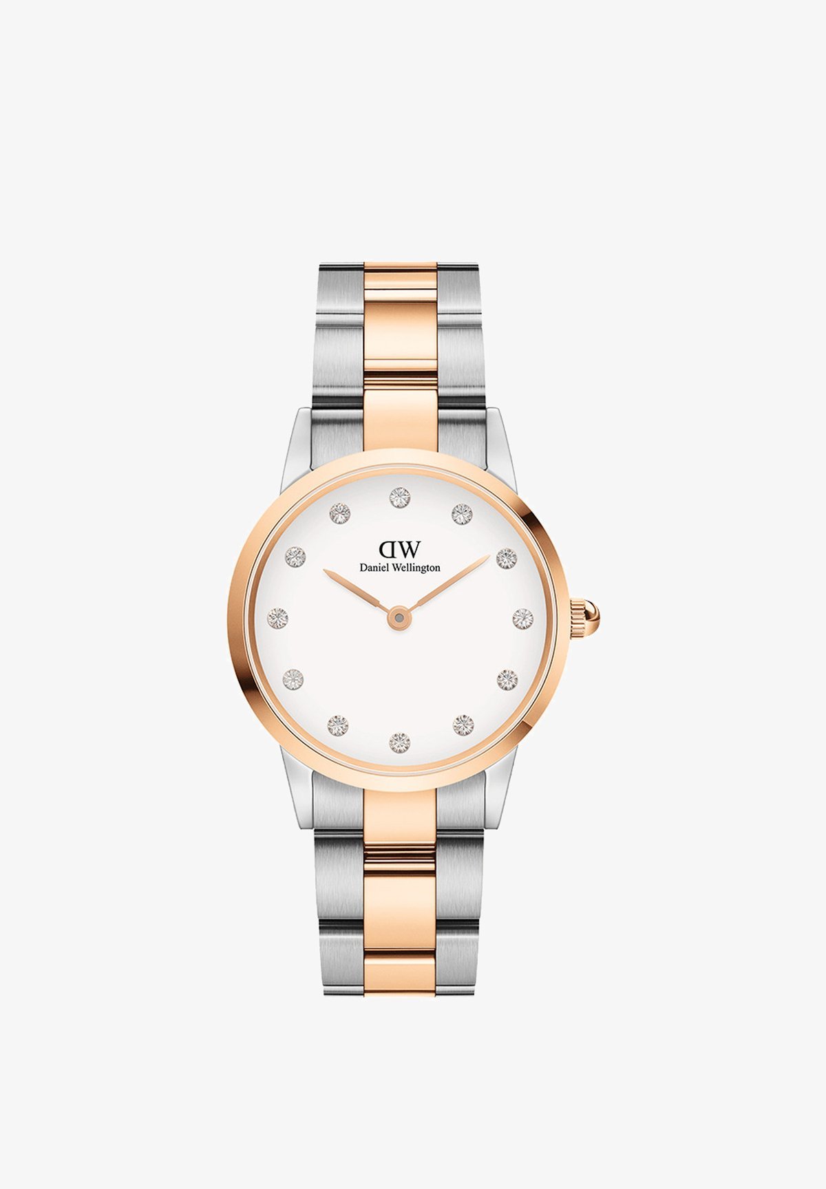 Montre Daniel Wellington Iconic Link Lumine – 28 mm – couleur or rose