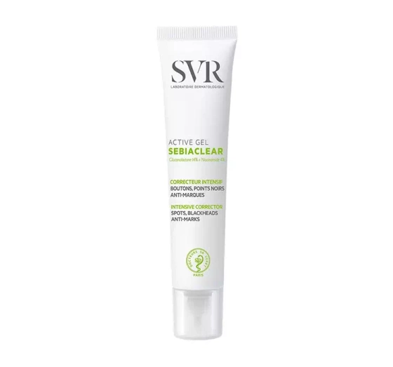 SVR Sebiaclear aktywny żel redukujący niedoskonałości 40 ml