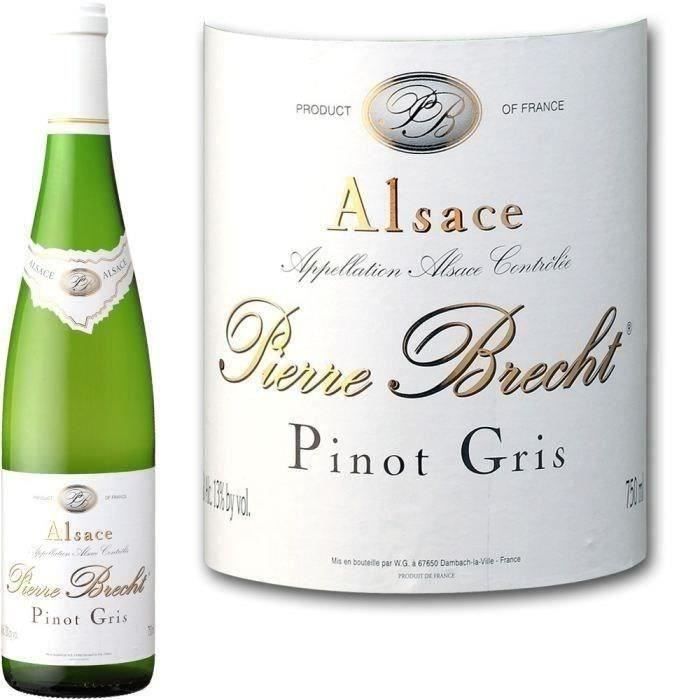 Pierre Brecht 2024 Pinot Gris Réserve - Vino blanco de Alsacia