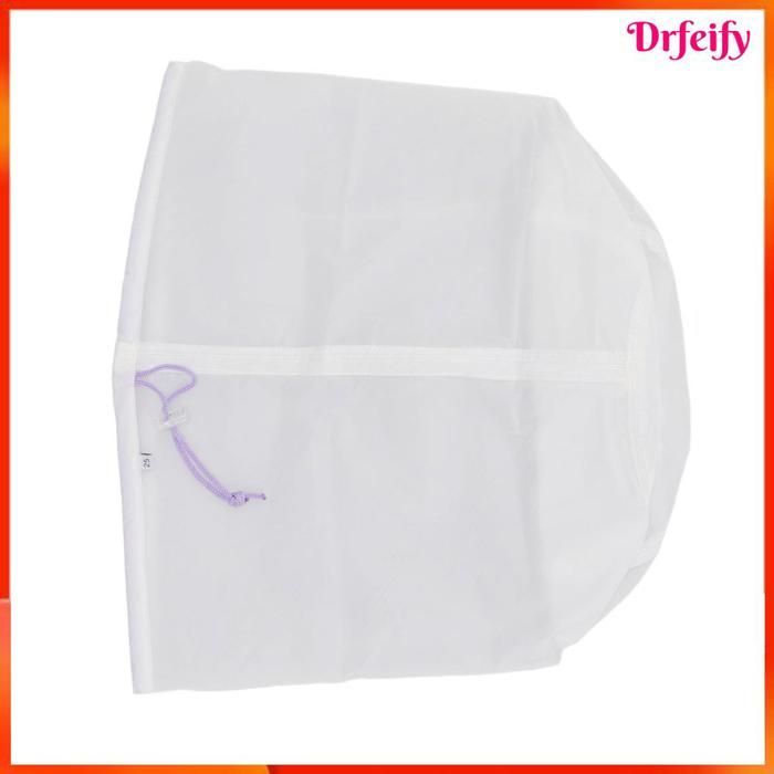 Akozon Sacchetto per gocciolamento da 5 galloni, sacchetto per birrificazione a maglia extra fine per piscina, motore, viola (25 micron)