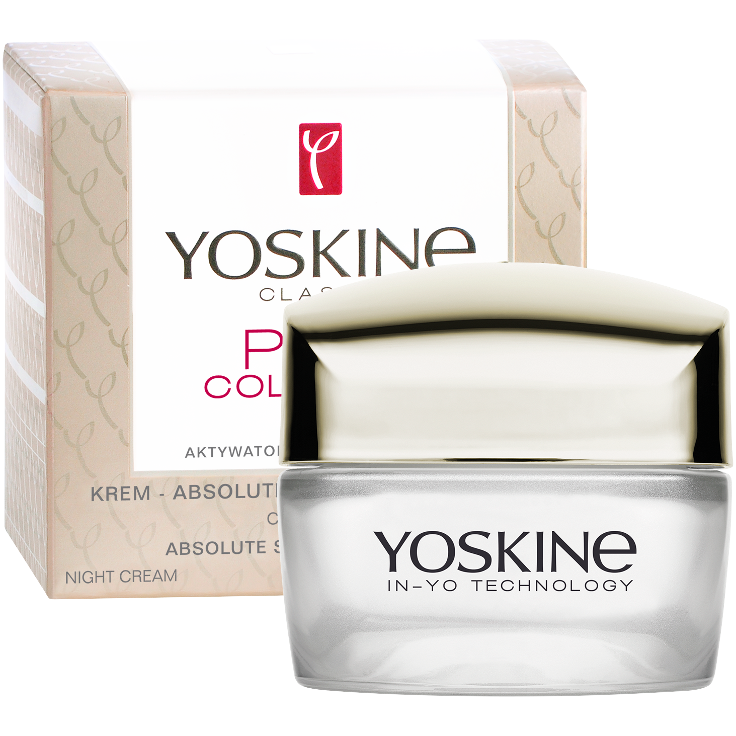 Yoskine noćna krema za lice Aktivator gena mladosti za suhu kožu 60+ 50ml Classic