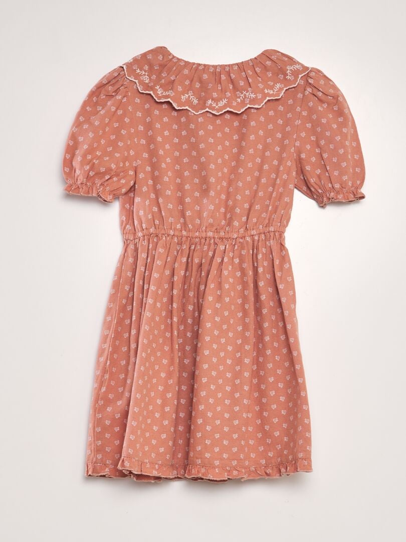 Vintage linnen jurk - ROZE