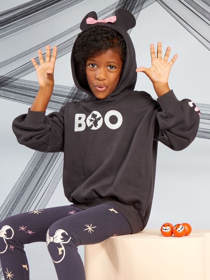 Minnie Mouse hoodie - Halloween - Zwart