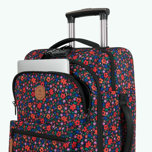 Cabaia Valise souple 4 roues Small Maupiti Noir