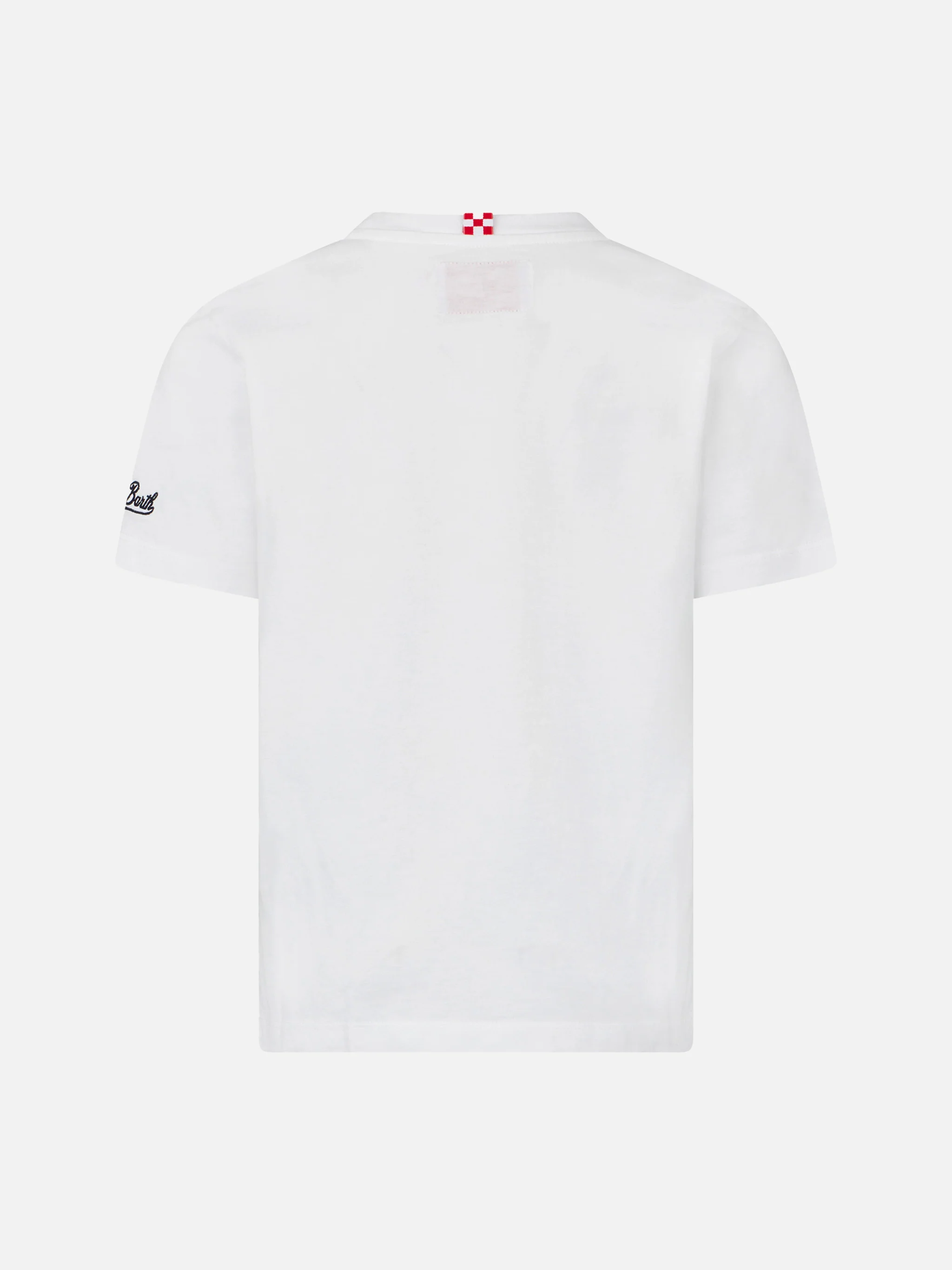 Kinder T-shirt van katoen met autoprint