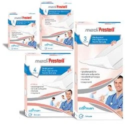 Medipresteril Medipresterile Fijne steriele postoperatieve verbanden 10x15 cm 4 stuks