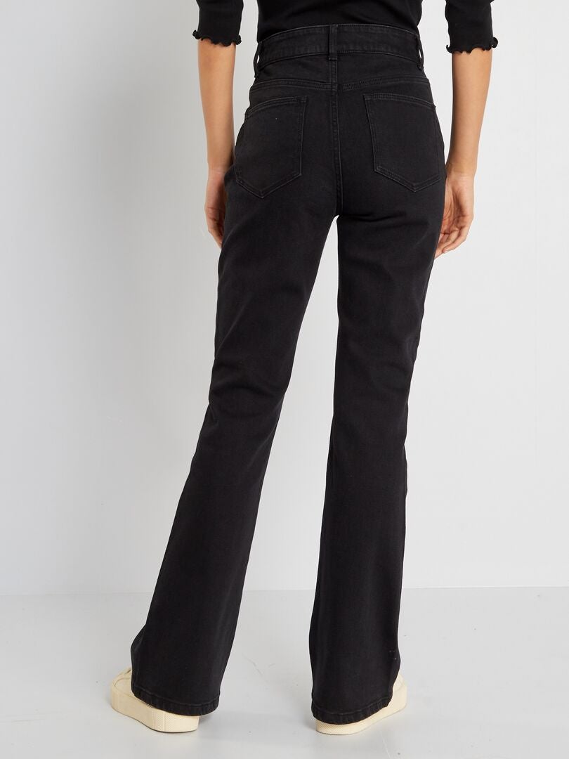 Calça jeans flare - tamanho 32 - preta