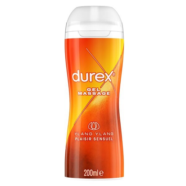 Durex Play Sensual Ylang-Ylang 2-v-1 masažno olje in lubrikant<br>Medicinski pripomoček - 200 ml