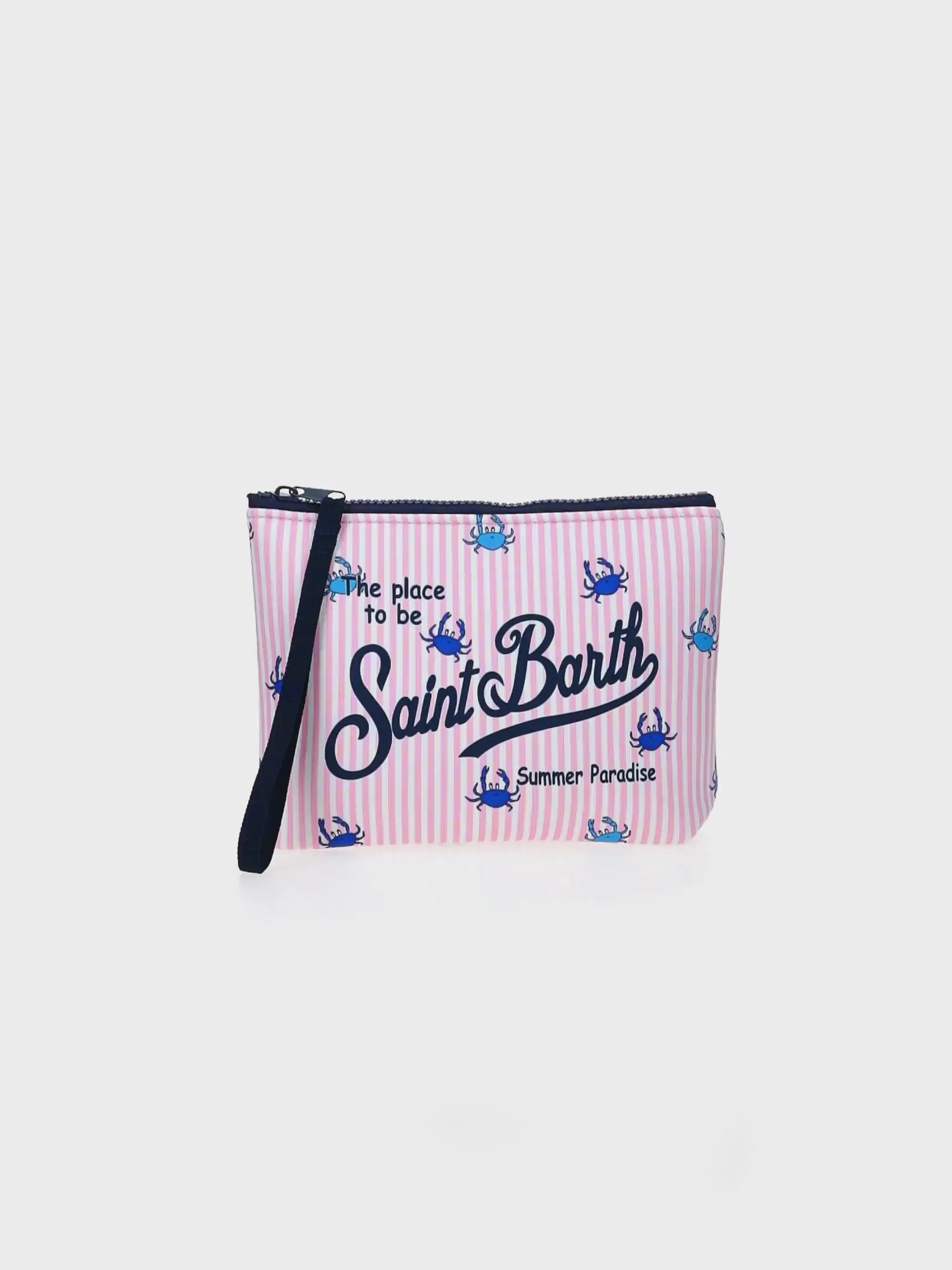Aline scuba clutch met krabprint