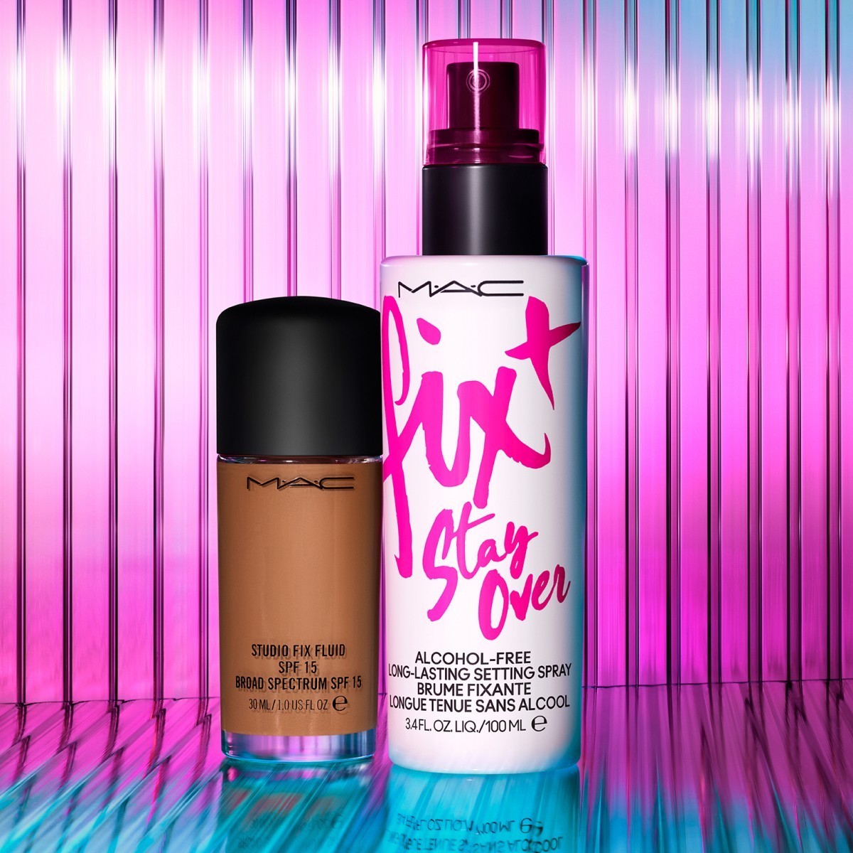 MAC Fix+ Stay Over fiksuojantis purškiklis – be alkoholio, 16 valandų fiksacija – 30 ml