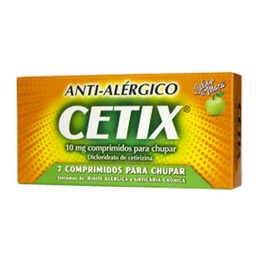 Cetix Cetirizinas 10 mg 7 tabletės 7 tabletės