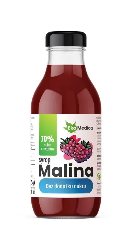 Ekamedica Malina Syrop bez dodatku cukru