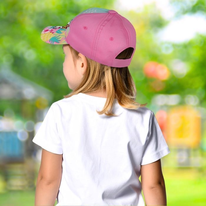 Gorra de béisbol rosa de Skye de Paw Patrol para niñas, ideal para el verano. Gorra de béisbol ajustable para niñas, talla 54.