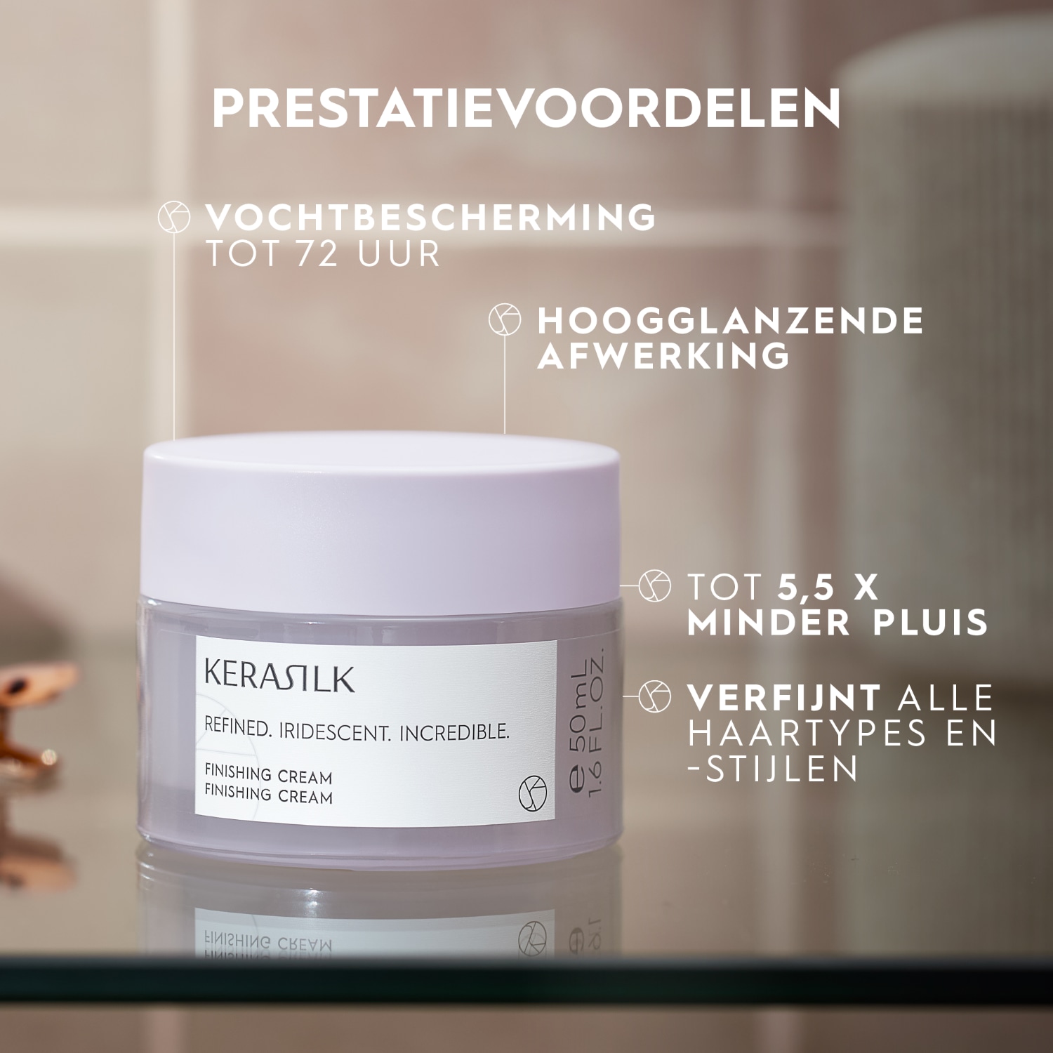 KERASILK Creme Finalizador para Cabelo – 50 ml