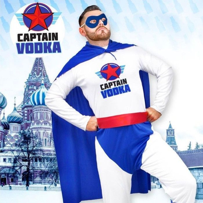 Déguisement Captain Vodka adulte