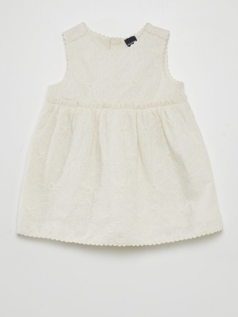 Robe à coutures anglaises - BLANC
