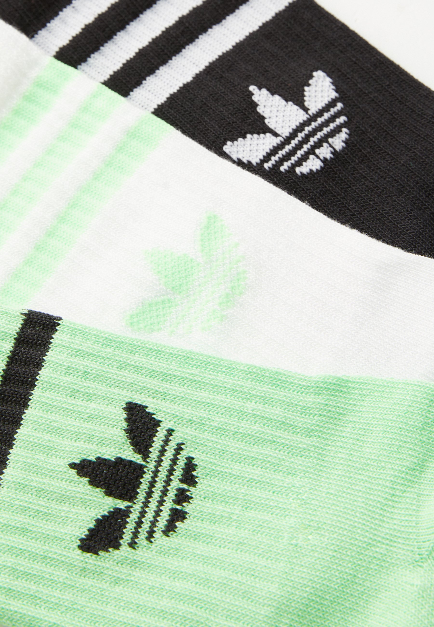 adidas Originals CREW UNISEX 6-PACK - Sokken - zwart/wit/limoengroen