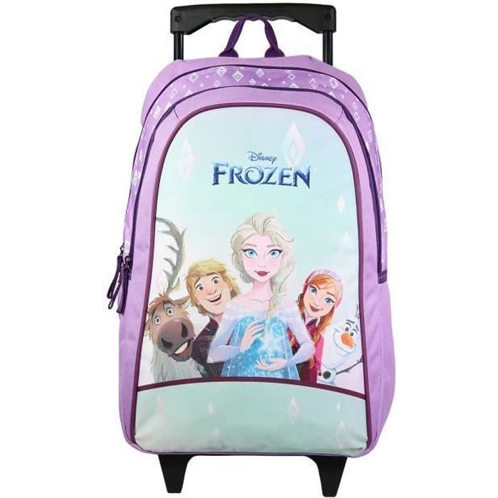Mochila con ruedas - DISNEY - Frozen Morado - Niña - Multicolor