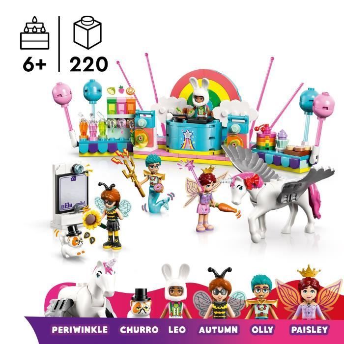 LEGO Friends 42661 Unicorn and Fairy Costume Party - Game for ages 6+