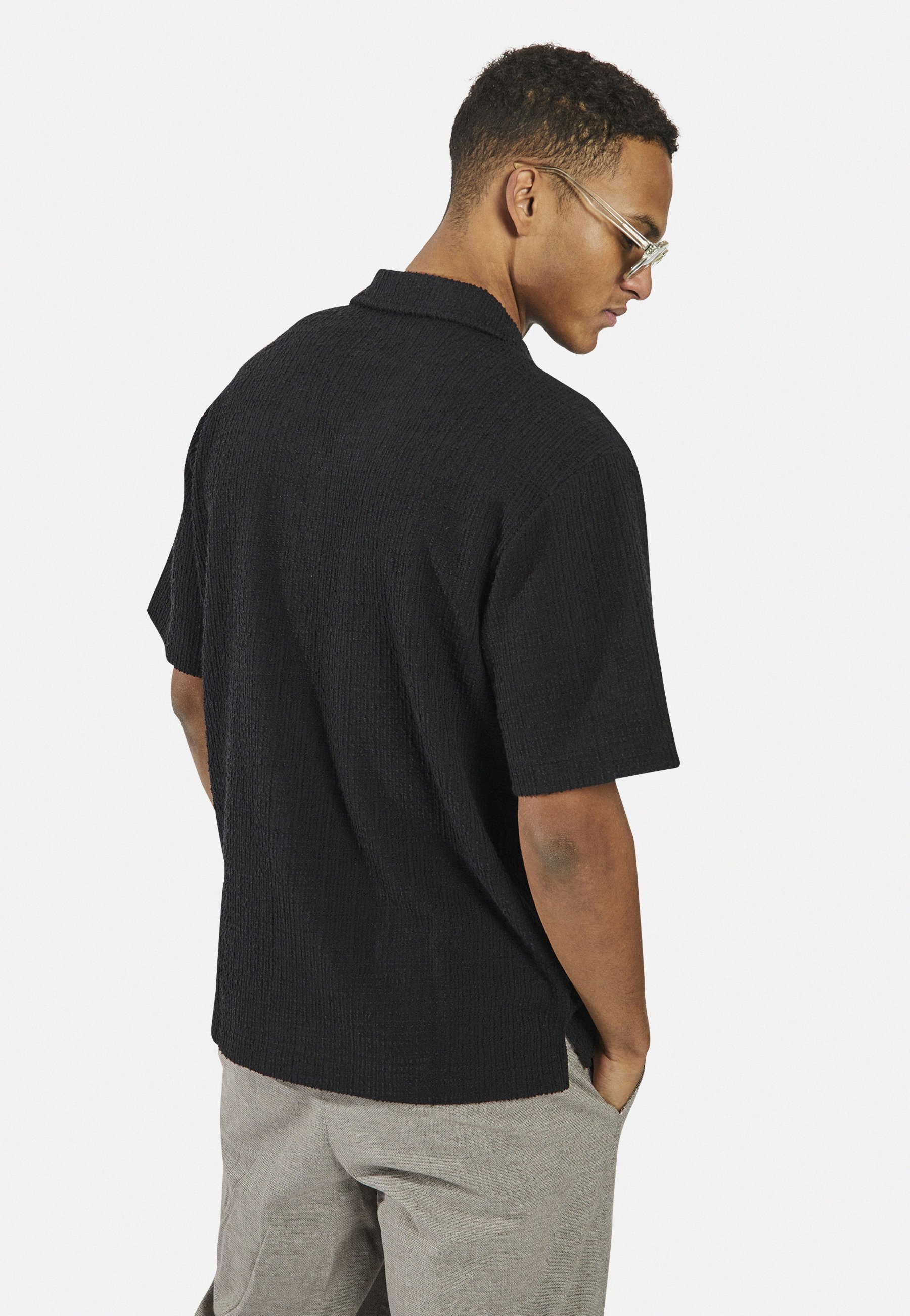 Redefined Rebel LLOYD SHIRT BOXY FIT - Hemd - schwarz