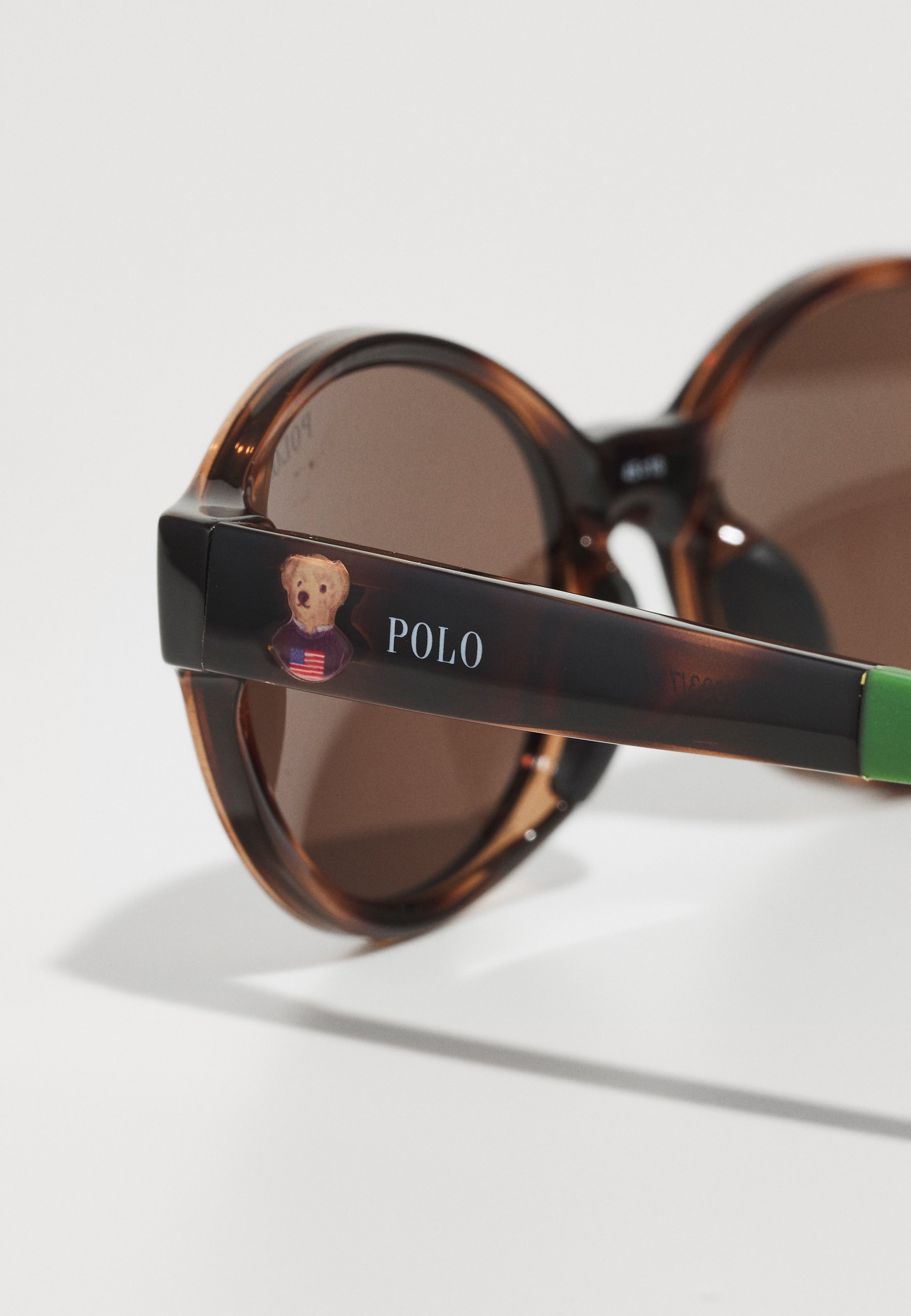 Polo Ralph Lauren UNISEXE - Lunettes de soleil - havane foncé brillant