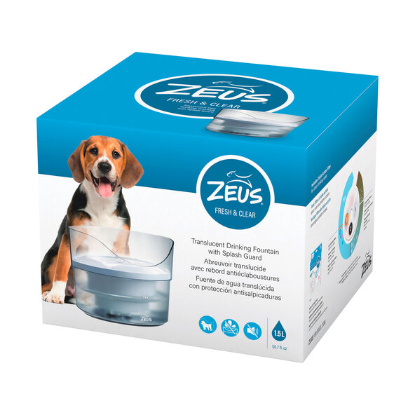 Fântână de băut Fresh & Clear cu protecție împotriva stropirii