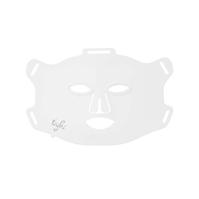 Masque facial LED - YOGHI - Lune De Soie - Blanc - 4 longueurs d'onde - Télécommande incluse