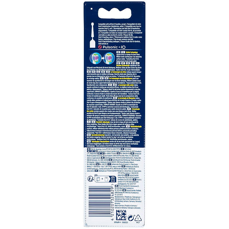 Oral-B Oral-B borsthuvuden 4-pack, vita