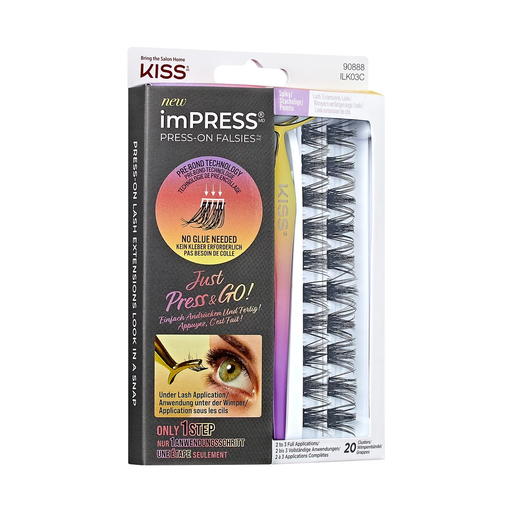 Kit Gene False Press On Spiky 03 20 buc - Kiss
