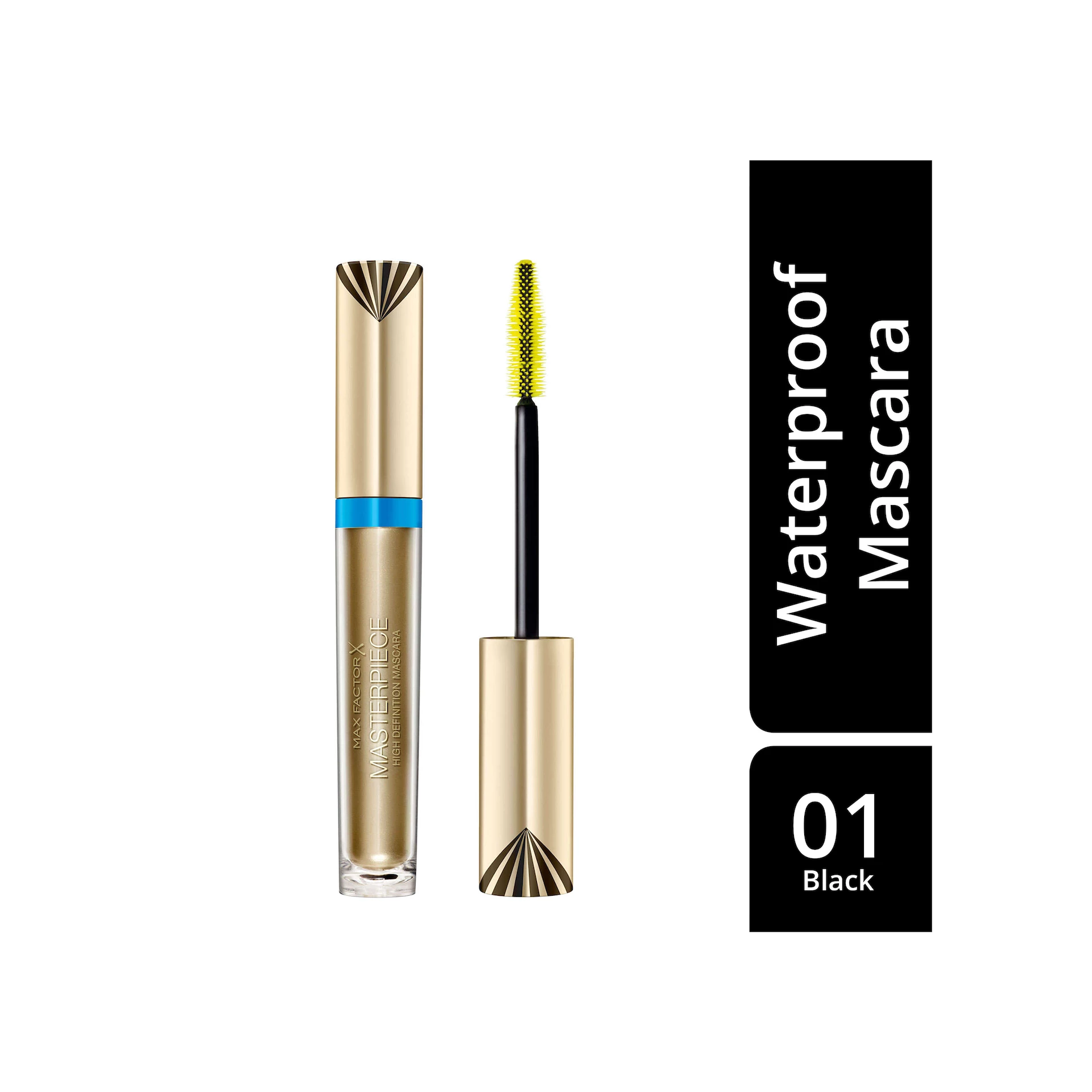 Rimel rezistent la apă Masterpiece 001 Negru, 4,5 ml - Max Factor