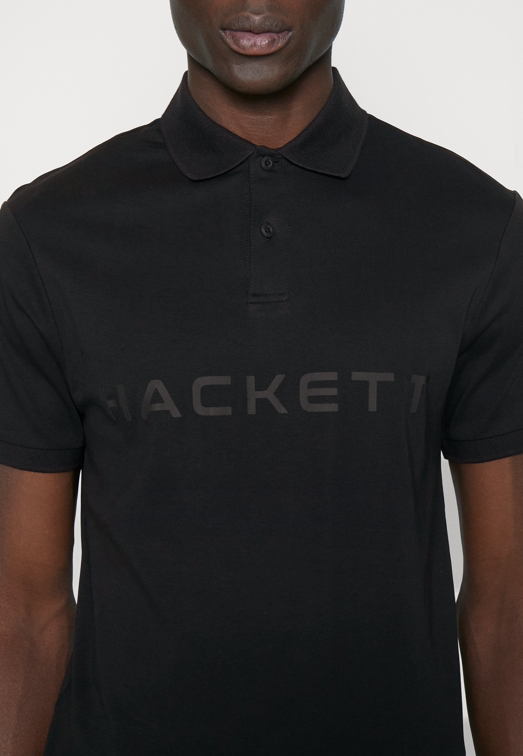 Hackett London poloshirt - zwart
