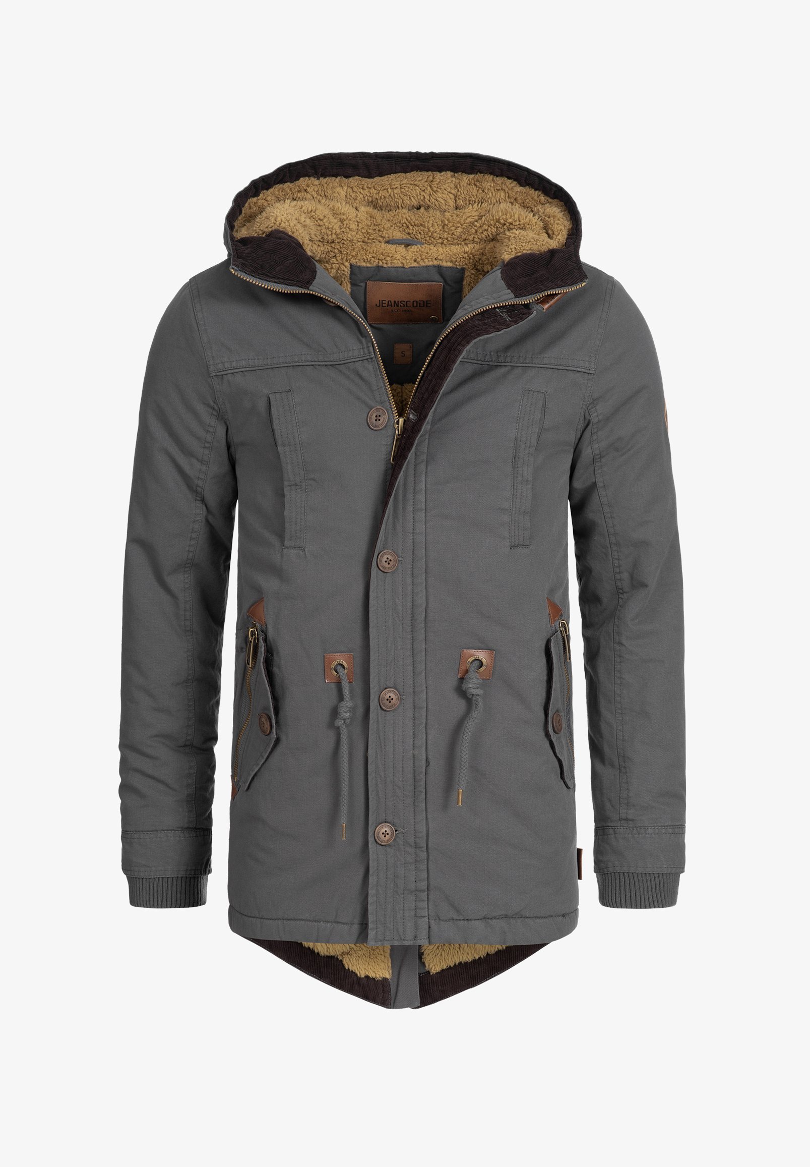 INDICODE JEANS Manteau d'hiver - gris foncé