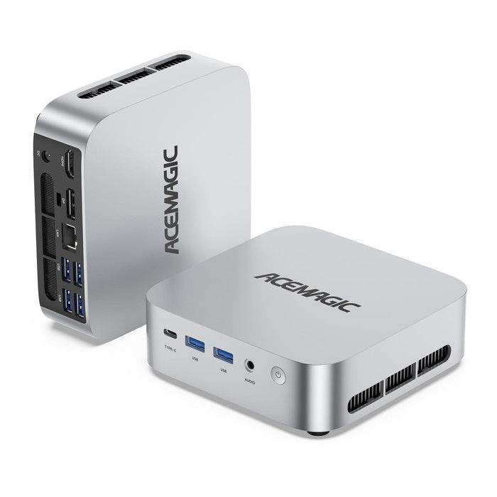 ACEMAGIC Mini PC AMD Ryzen 7 6800H (8C/16T, jusqu'à 4,7 GHz) 16Go LP DDR5 512Go M.2 SSD,Triple écran 4K/WiFi 6/BT 5.2/Win11 Pro