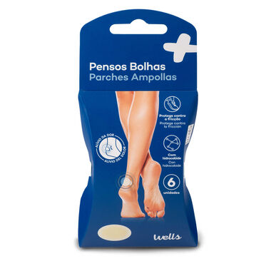 Wells Pensos Ovais para Bolhas      6 un 6 un