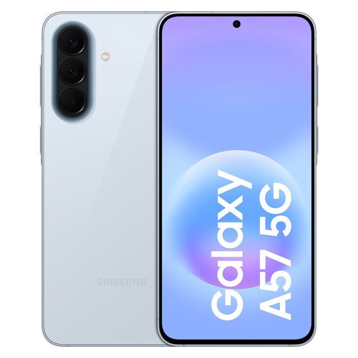 Smartphone Samsung Galaxy A57 5G AI 256 GB Azul Claro - Versão Francesa